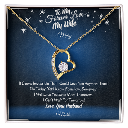 To My Forever Love Wife – Romantic Gift from Husband